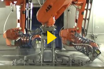 AXIOME机器人水切割碳纤维