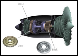 AXIOME blisk disk and case aeronautics