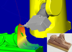 AXIOME milling simulation